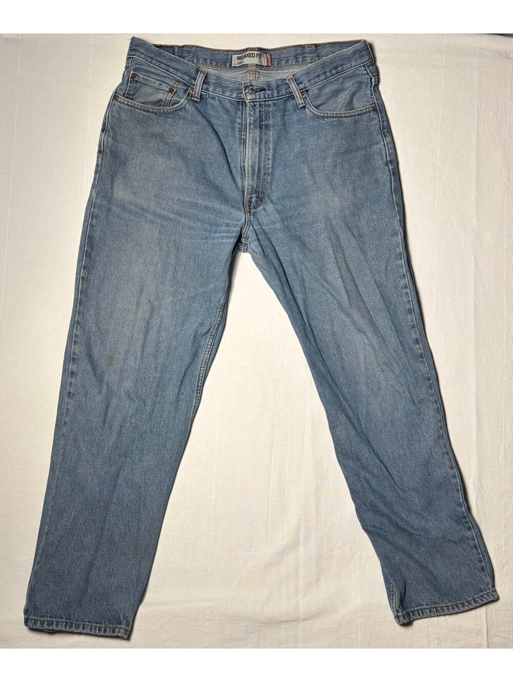 Levi’s 550 Relaxed Fit Men’s Jeans 100% Cotton Blue Wash Denim